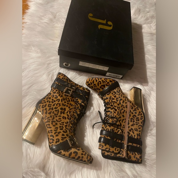 Leopard booties by June Ambrose - Picture 4 of 4